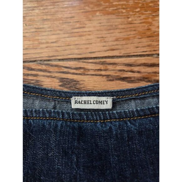 Rachel Comey Prairie Paneled Midi Dress in Blue Denim Sz 2 - Picture 2 of 4